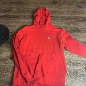 Men’s red Nike hoodie